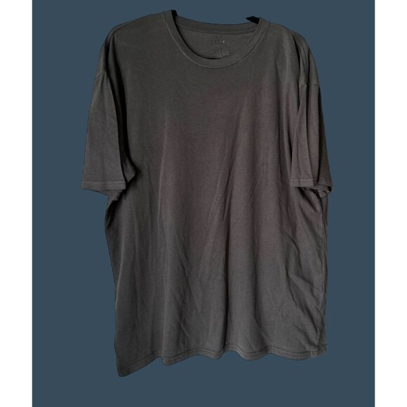 True Classic Large Crew Neck T-Shirt Charcoal Gray